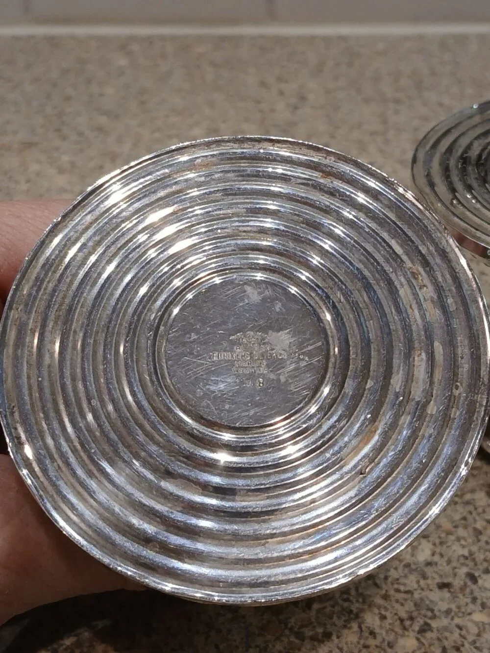 Pair of F.B. Rogers Silver Company Console Candleholders - Weighted Silverplate